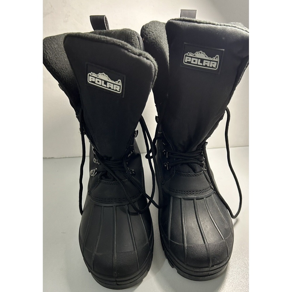 Polar Men Size 43 Snow Hiking Mucker Duck Grafter Waterproof Thermal Boot black